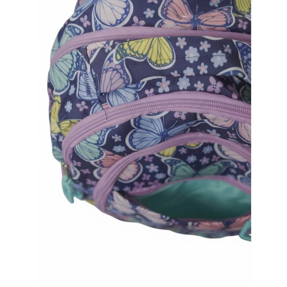 Member’s Mark Butterfly Backpack Lunch Bag Set NWOT Kids Y2K Colorful School - Picture 5 of 15